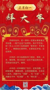 ​年俗海报丨正月初一：拜大年