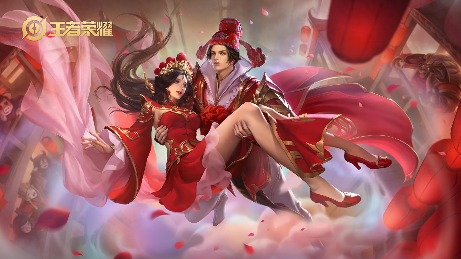 王者荣耀：露娜原画壁纸大全，紫霞仙子，大圣娶亲，一生所爱