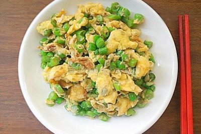 ​鸡蛋炒豆角