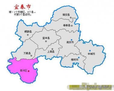 ​中国行政区划——江西宜春市