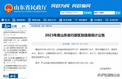 ​淄博及各区县行政区划代码（非邮政编码）公布