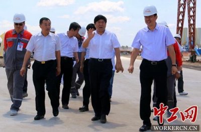 ​沈阳铁路局局长王占柱到通辽客专检查指导工作
