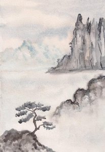 ​燕子不归春事晚，一汀烟雨杏花寒，戴叔伦四首诗，富有画面感