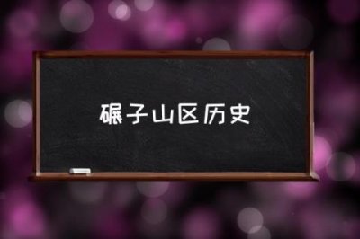 ​碾子山区历史,碾子山海拔有多高？