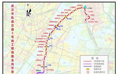 ​武汉地铁二号线线路图，武汉3号线地铁线路图到江汉路步行街？