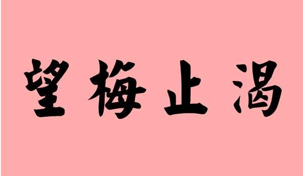 望梅止渴的意思和故事