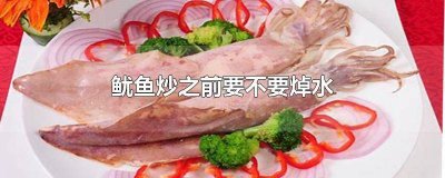 ​鱿鱼炒之前要洗吗 鱿鱼炒之前要泡水吗