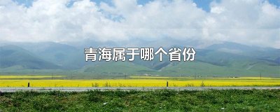 ​青海属于哪个省份