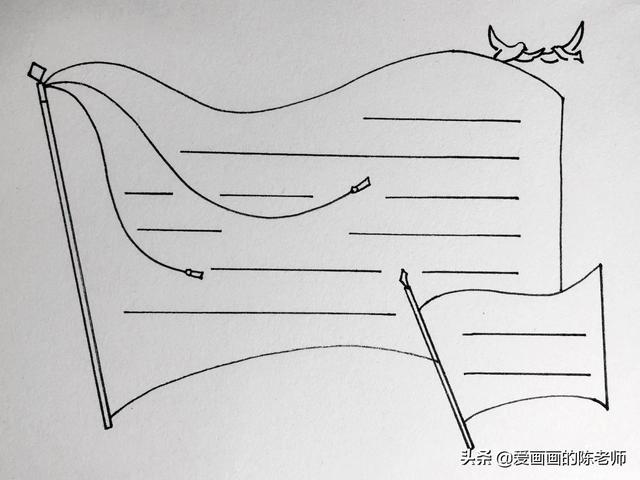 植树节的手抄报怎么画更简单(美术老师说手抄报这么画才好看)(8)