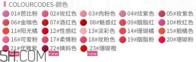 ​巧迪尚惠口红色号 巧迪尚惠口红试色