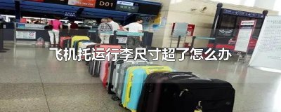 ​飞机托运行李尺寸超了怎么办